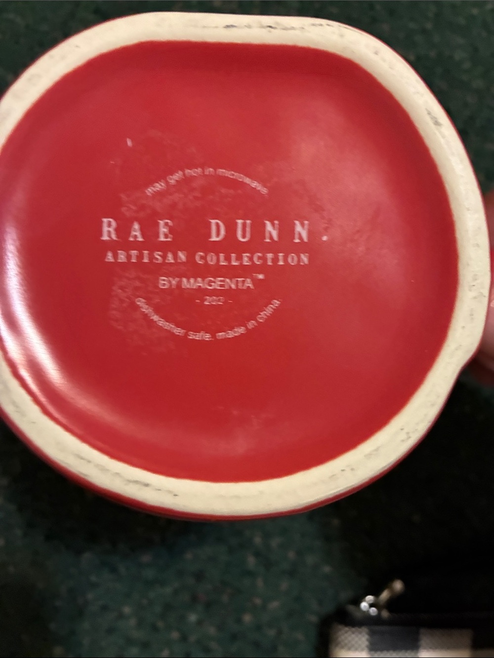 Coach Buffalo Plaid Wristlet & Rae Dunn Red 'JOLLY' Ceramic Mug Holiday Bundle - Picture 2 of 9